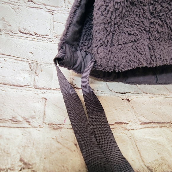 F.P Movement Scout it Out Purple Fleece Vest Medium Cozy Cabincore Snap Button - Picture 7 of 11